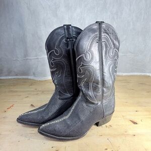 El General Stingray leather Cowboy Boots El General Men’s size 8.5